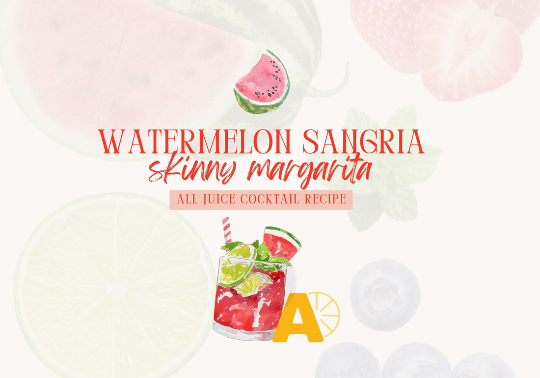 Summer in a Glass: Watermelon Sangria Skinny Margarita Recipe