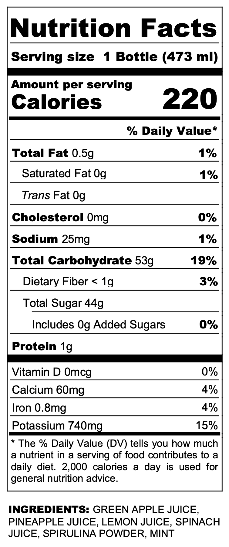 Spirulina Greens